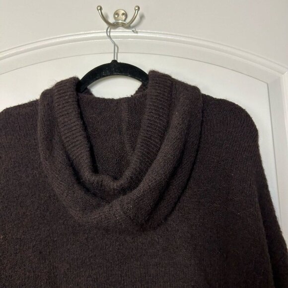 Madewell - Wilmington Hoodie Sweater Alpaca Wool Blend NB371 | XXS: Raisin Brown - Picture 9 of 14